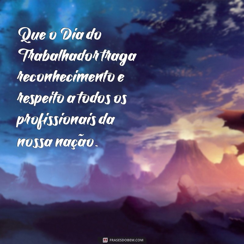 Mensagens Inspiradoras para Celebrar o Dia do Trabalhador - 1º de Maio 