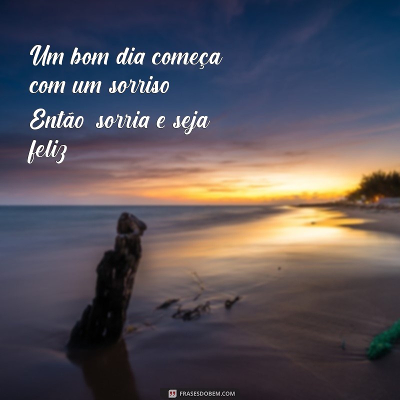 Frases de Bom Dia Alegres para Inspirar Seu Dia 