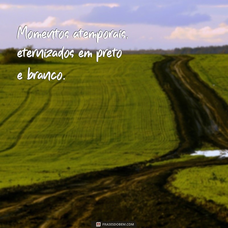 Frases Impactantes para Acompanhar Suas Fotos em Preto e Branco 