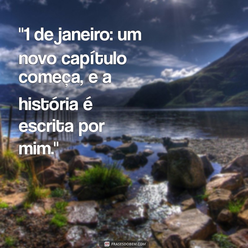 1 de janeiro frases 