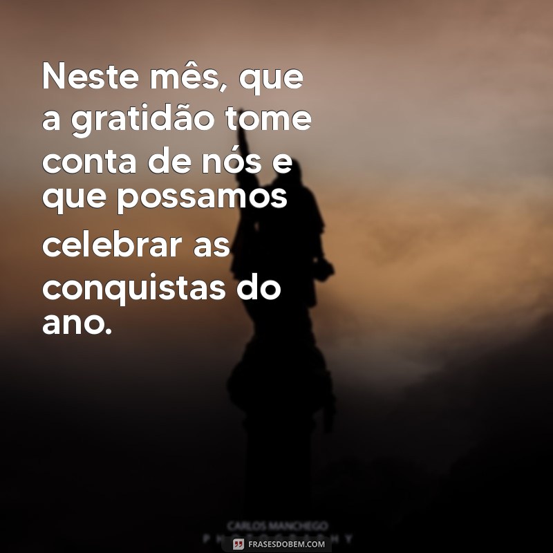 Frases Inspiradoras para Celebrar o Mês de Dezembro 