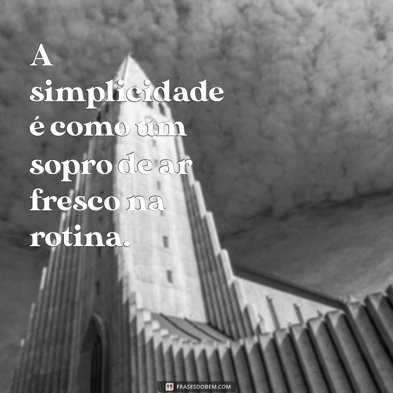 Descubra Frases Inspiradoras sobre Simplicidade para uma Vida Mais Leve 