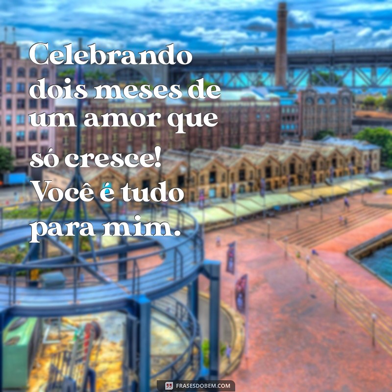 Celebrando 2 Meses de Amor: Mensagens e Frases para Comemorar seu Mesversário 