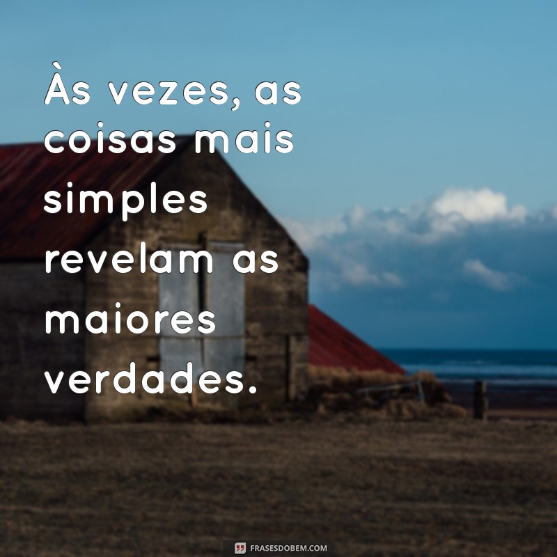 a princesa ea ervilha Às vezes, as coisas mais simples revelam as maiores verdades.