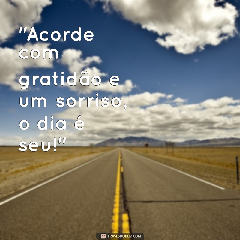 frases de bom dia story 