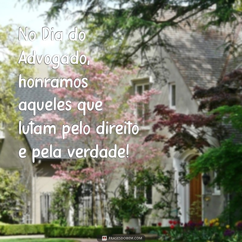 Frases Inspiradoras para Celebrar o Dia do Advogado 