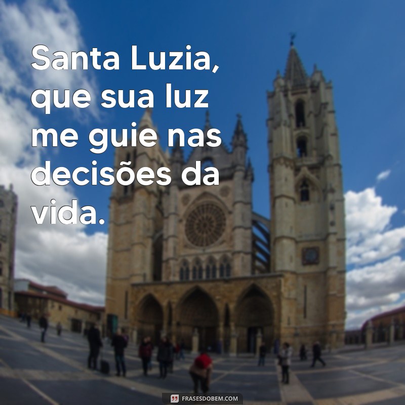 Frases Inspiradoras de Santa Luzia: Reflexões e Mensagens de Fé 