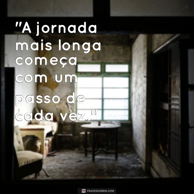 uma passo de cada vez