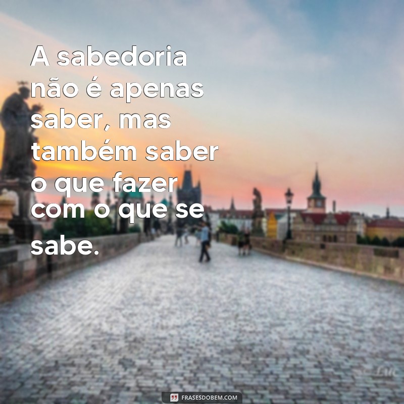 Frases Inspiradoras sobre Conhecimento e Sabedoria para Transformar sua Vida 