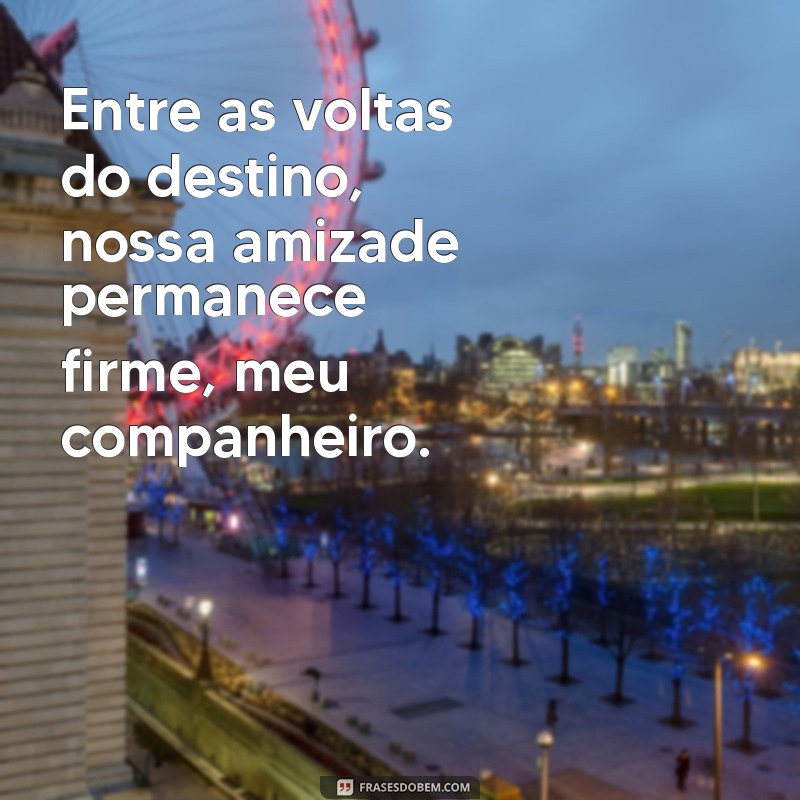 Frases Inspiradoras para Celebrar a Amizade com Meu Companheiro 