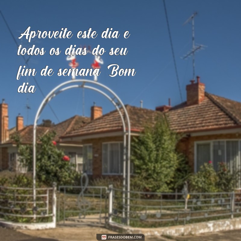 23 Frases Inspiradoras para Começar o Fim de Semana com Energia! 