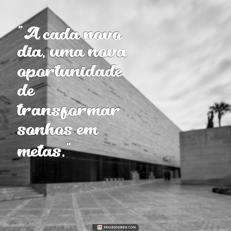 frases metas e objetivos 