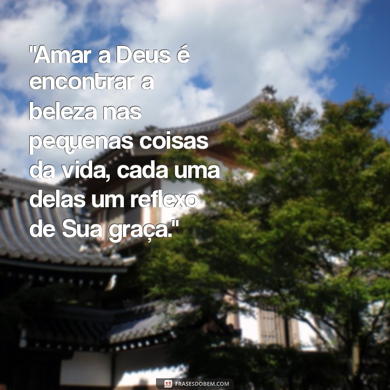 frases de amor a deus 