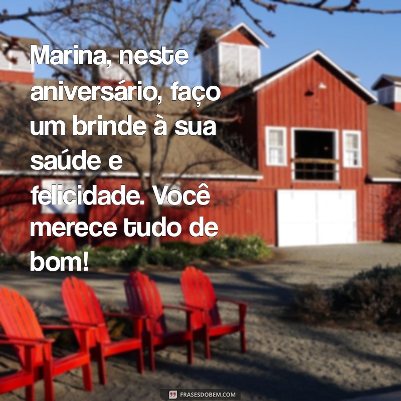 Mensagens Criativas e Emocionantes de Aniversário para Marina 