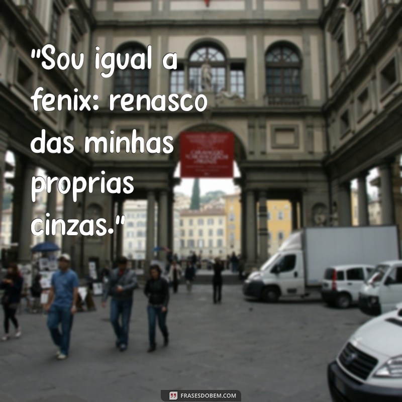 sou igual a fênix frases 