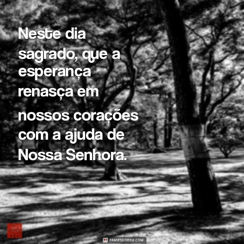 Frases Inspiradoras para Celebrar o Dia de Nossa Senhora Aparecida 