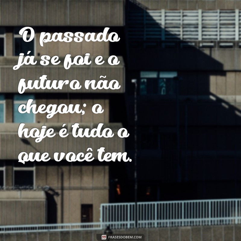 Frases Inspiradoras: Não Deixe para Amanhã o que Você Pode Fazer Hoje 