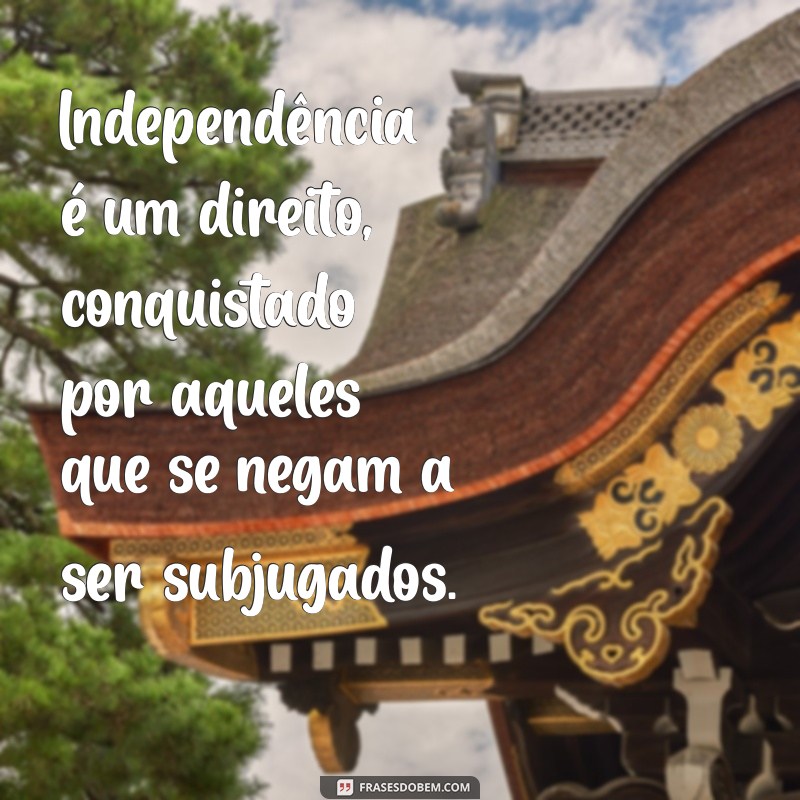 Frases Inspiradoras sobre a Independência do Brasil: Celebre a Liberdade 