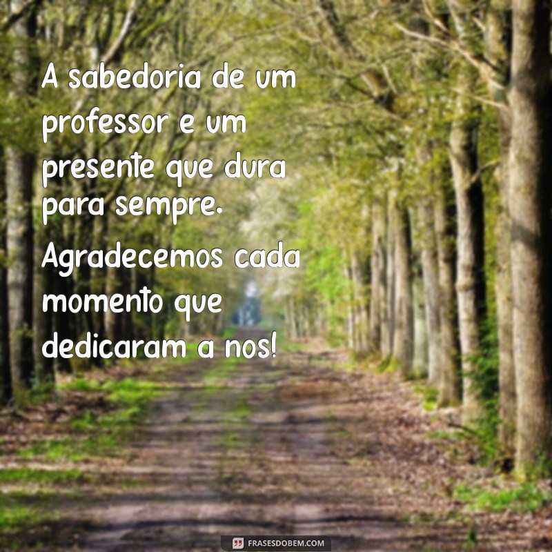 Mensagem Inspiradora para o Dia dos Professores: Celebre e Agradeça! 