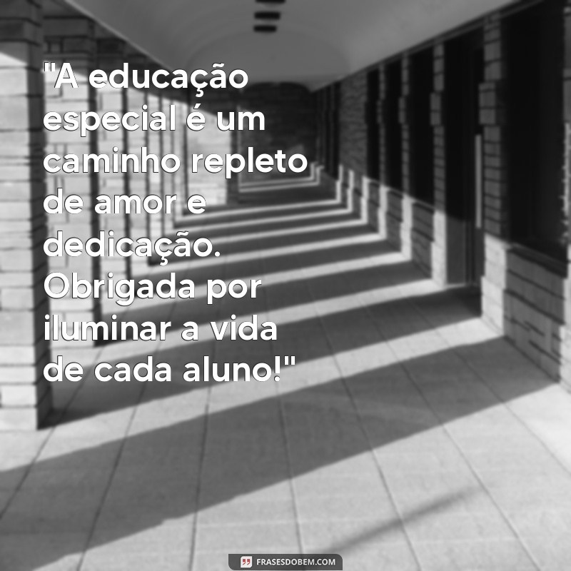 texto para professora especial 