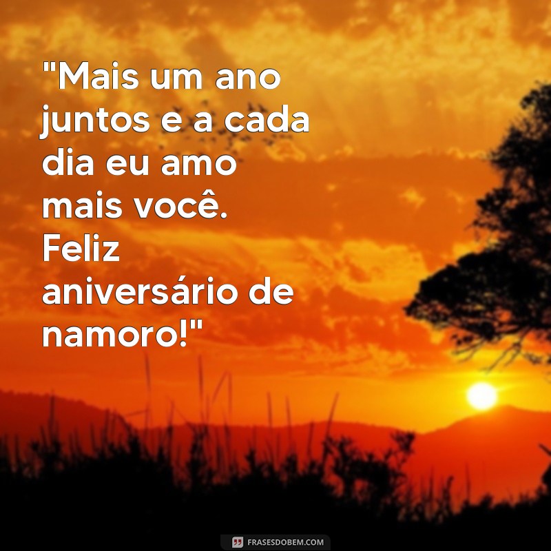 frases aniversário namoro 