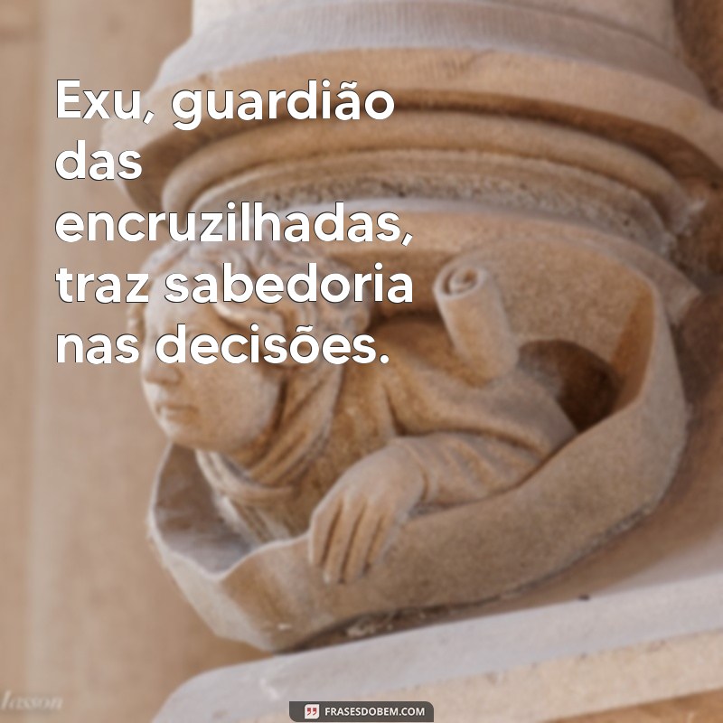 exu bara imagem Exu, guardião das encruzilhadas, traz sabedoria nas decisões.