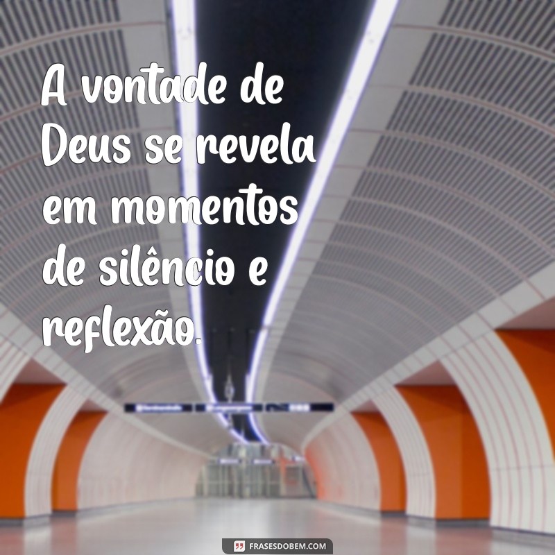 Compreendendo a Vontade de Deus: Reflexões sobre os Mistérios da Fé 