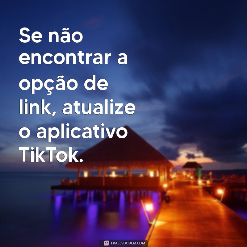 Guia Prático: Como Adicionar o Link do Instagram na Bio do TikTok em Poucos Passos 