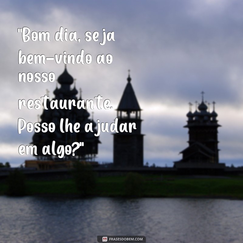 frases de garçom 