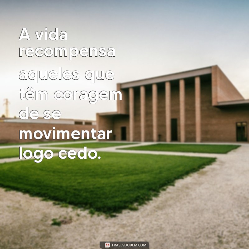 Frases Inspiradoras: Deus Ajuda Quem Cedo Madruga - Motivação Diária 