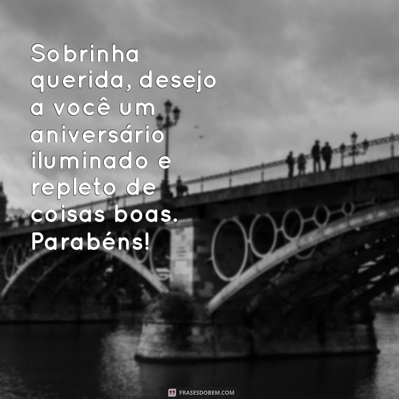 Encante sua sobrinha com frases curtas de aniversário! 