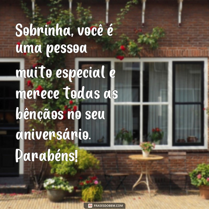 Encante sua sobrinha com frases curtas de aniversário! 