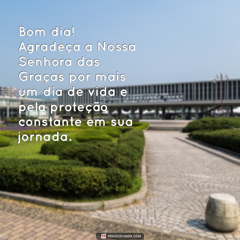 Mensagem de Bom Dia: Inspire-se com Nossa Senhora das Graças 