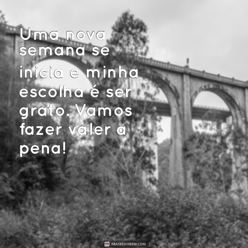 7 Maneiras de Começar a Semana com Gratidão e Positividade 