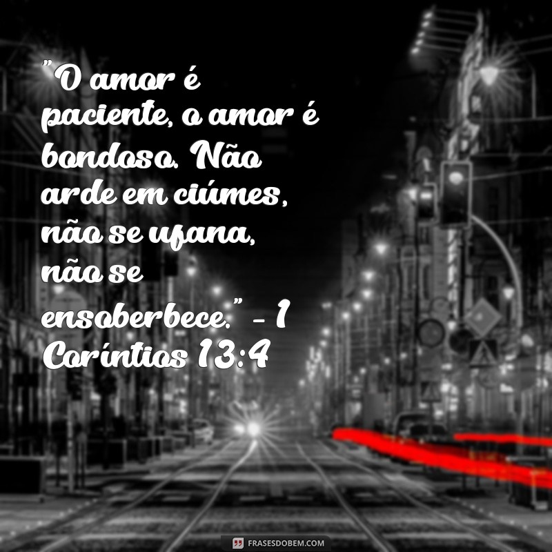 mensagem biblica de amor 