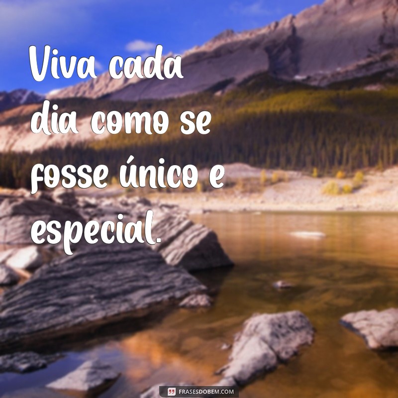 Viva o Presente: Inspirações Diárias para Enfrentar um Dia de Cada Vez 