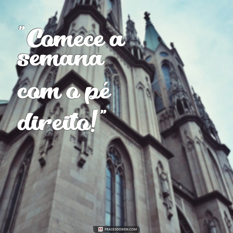 frases comece a semana 