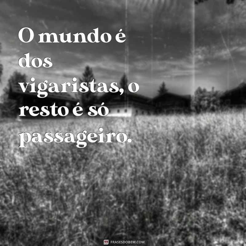 Descubra as melhores frases dos vigaristas e deixe-se surpreender! 