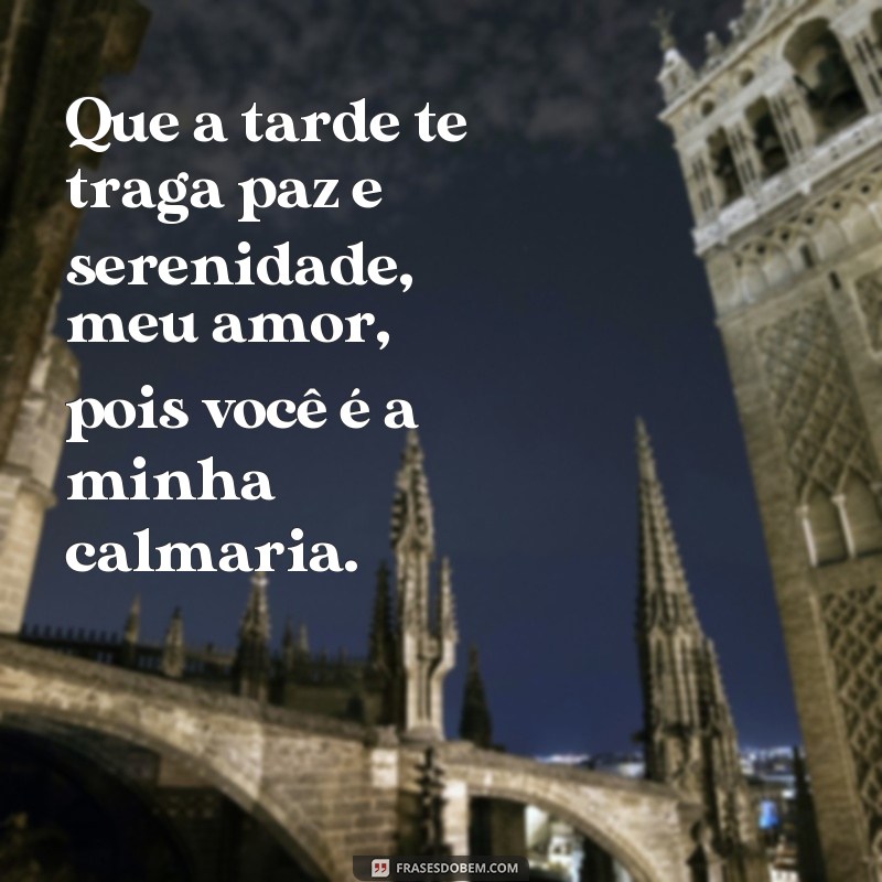 Encante seus entes queridos com frases carinhosas de boa tarde 