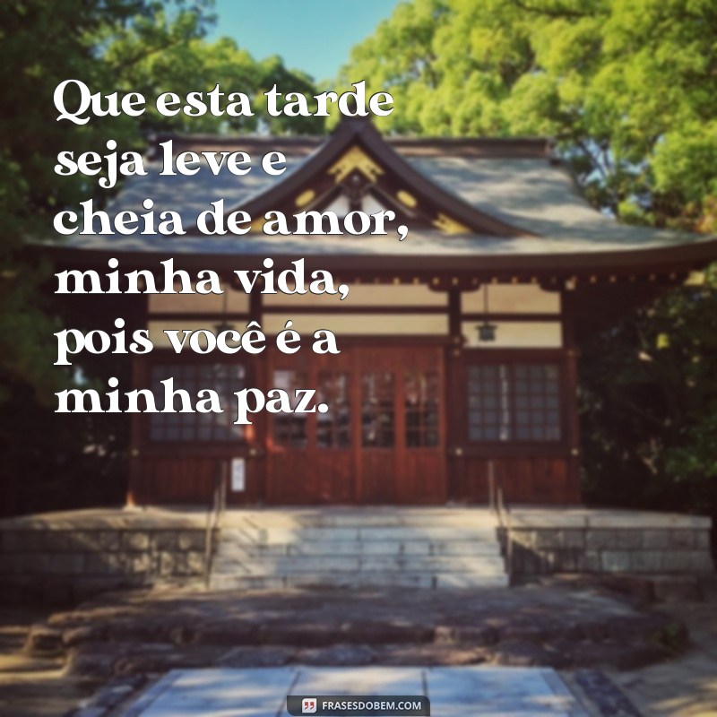 Encante seus entes queridos com frases carinhosas de boa tarde 