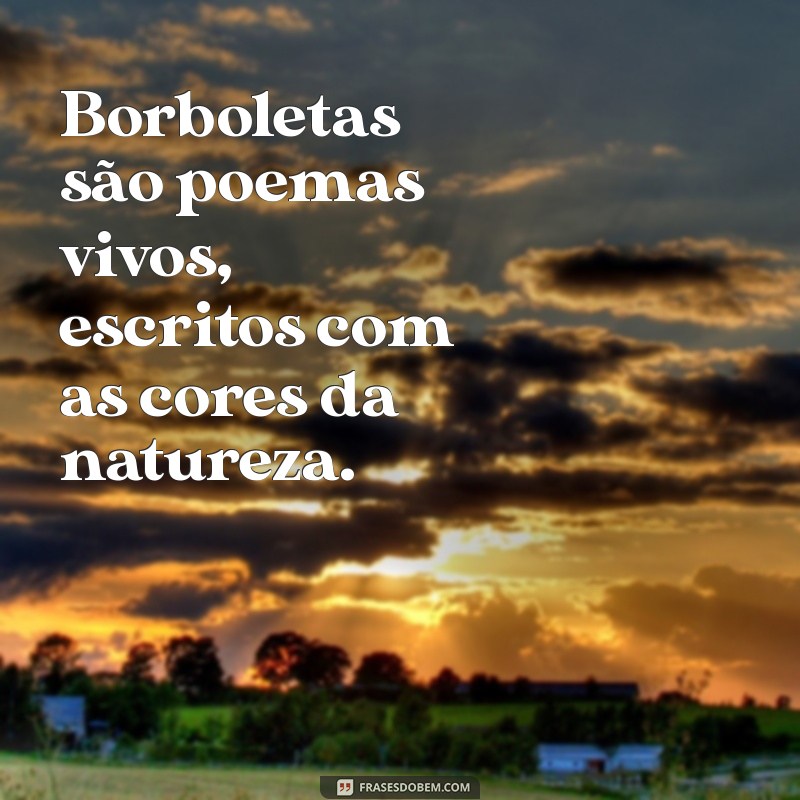 Frases Inspiradoras sobre Borboletas: Transformação e Beleza em Palavras 