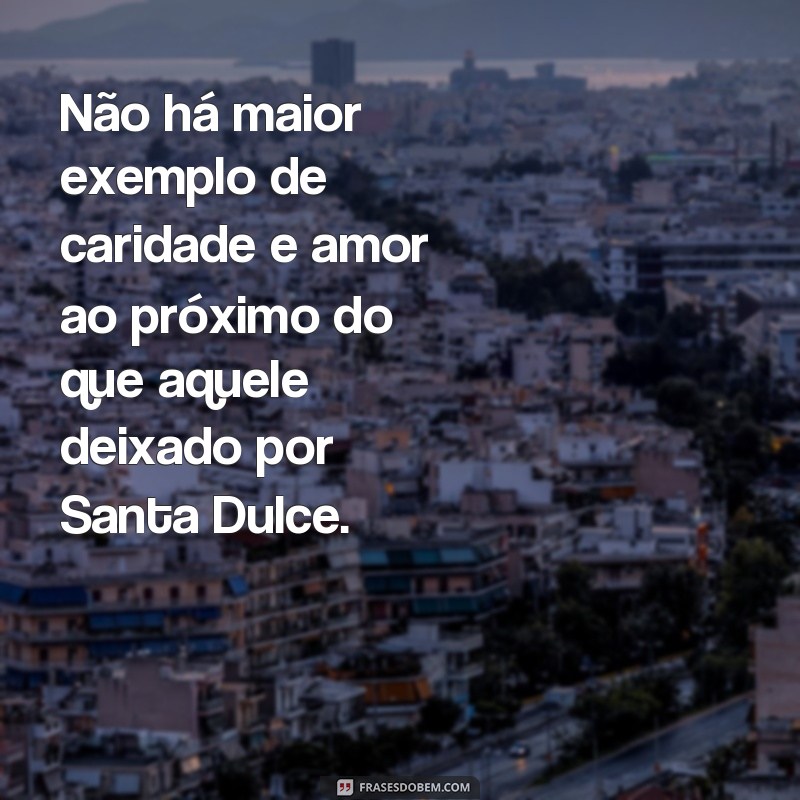 Descubra as mais inspiradoras frases de Santa Dulce para iluminar sua vida 