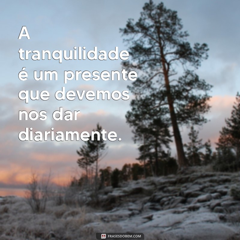 30 Frases Inspiradoras sobre Tranquilidade para Acalmar a Mente 