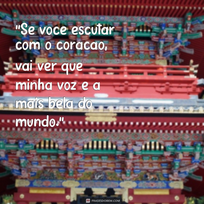 frases melhor cantada do mundo 