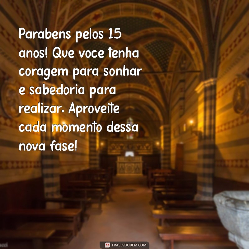 Mensagem Emocionante de Aniversário para Sobrinha de 15 Anos: Celebre Este Momento Especial! 