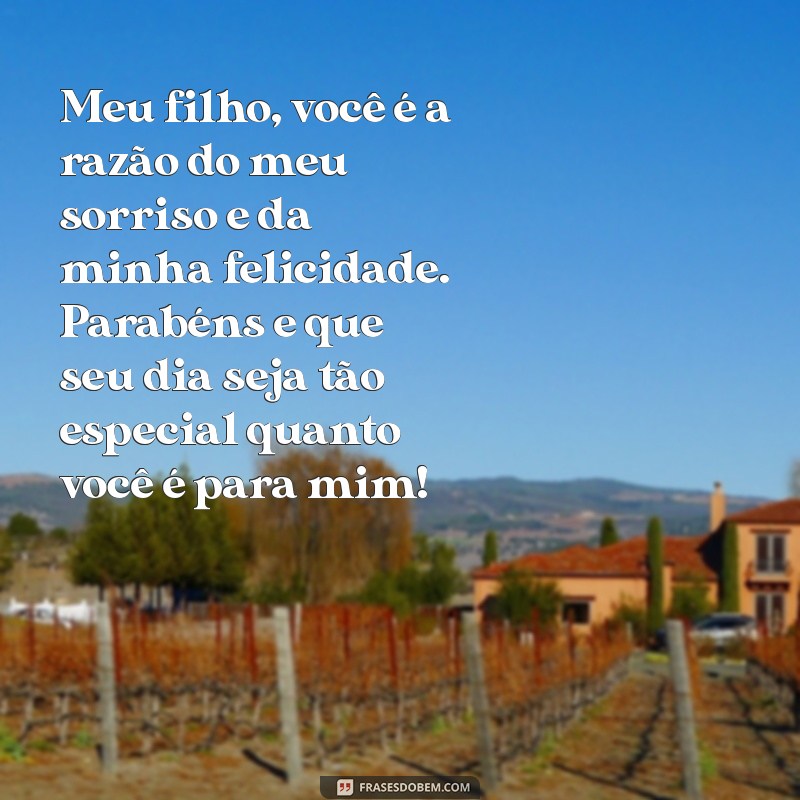 Mensagens Emocionantes de Aniversário para Filho: Celebre com Amor e Alegria 