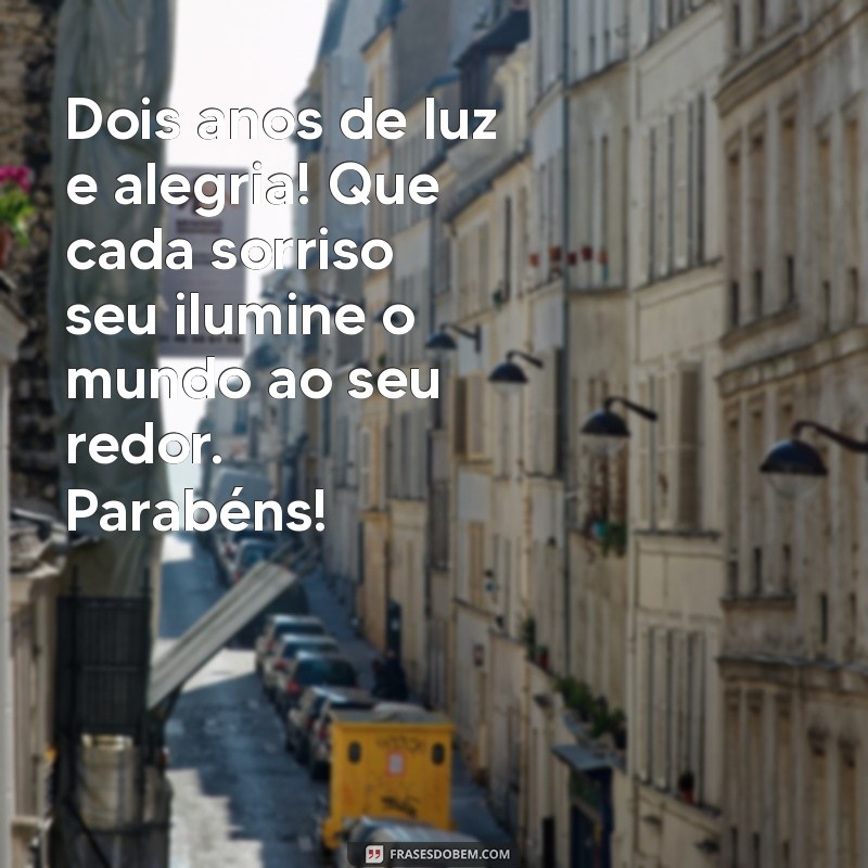 Mensagens Carinhosas de Aniversário para Bebês de 2 Anos: Celebre com Amor! 