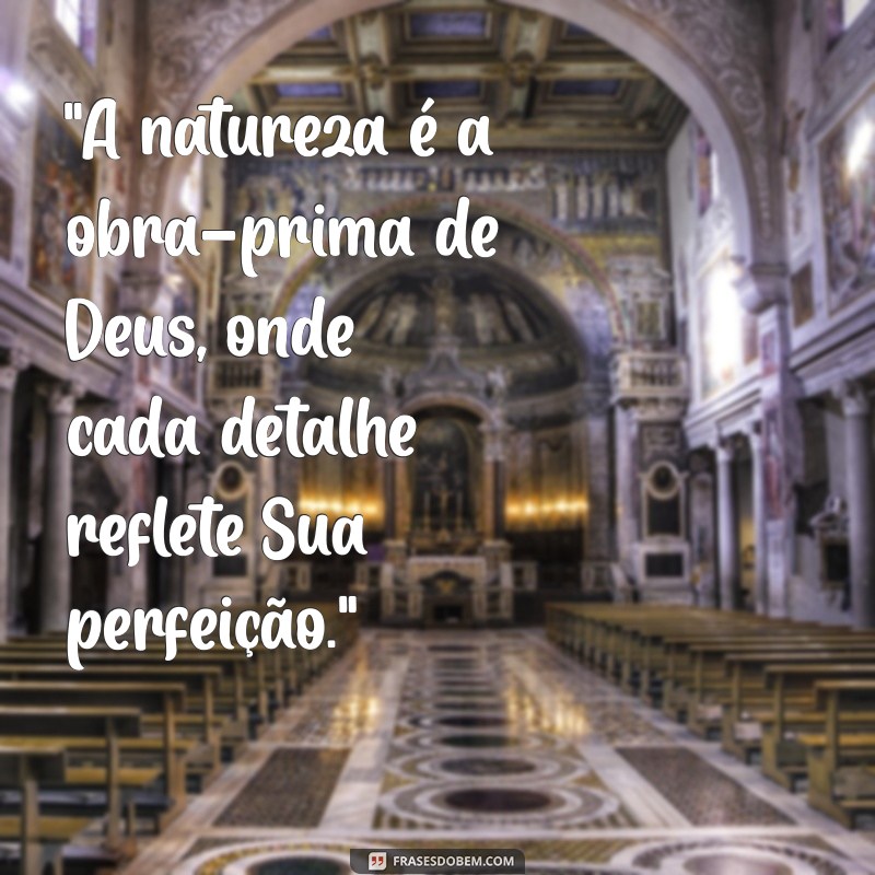 frases sobre deus e natureza 