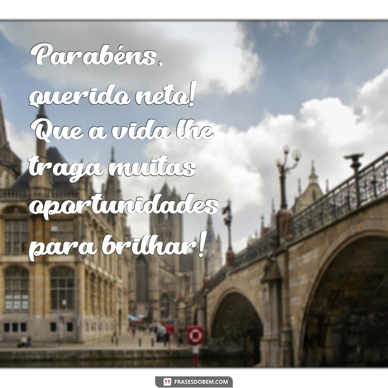 Mensagens Emocionantes de Parabéns para Neto: Celebre com Amor e Alegria! 
