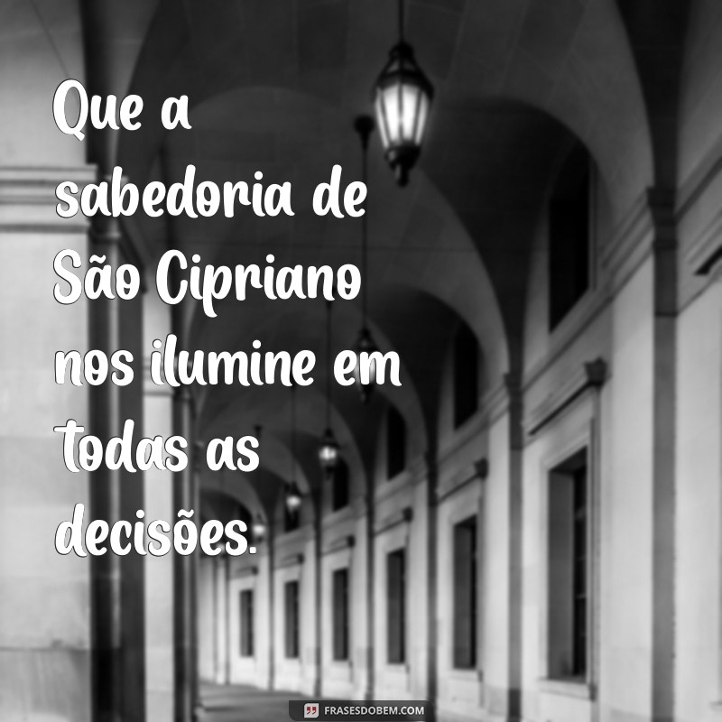 São Cipriano: A Conexão entre a Sabedoria Espiritual e a Fé em Deus 